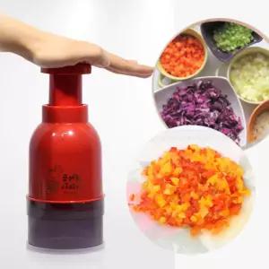 야채 다지기 마늘 양파 당근 튼튼한 만능 이유식 V-8양념 멀티 야채칼 다짐기 채소 다기능