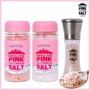 히말라야 핑크소금 선물세트6호 400gx2개입+그라인더집들이 돌잔치답례품 칠순 사은품 판촉물 단체 교회 김