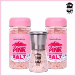 히말라야 핑크소금 선물세트7호 3P 400gX2+항아리집들이 돌잔치답례품 칠순 사은품 판촉물 단체 교회 김장