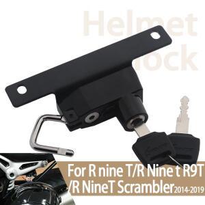 BMW Rnine T R9t Ninet 헬멧 잠금 키트 오토바이 왼쪽 보안 도난 방지 장치 녹 알루미늄 액세서리