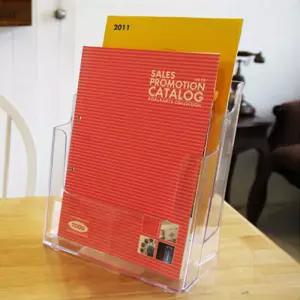 카탈로그 꽂이 A4(2단) 상품 전시 홍보물 안내 거치대 인쇄물 메뉴 판촉물광고 전시회 리플렛 리플 행사문