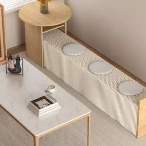 골판 종이소파 카페 5인용 대기실 경량 4인용 벤치