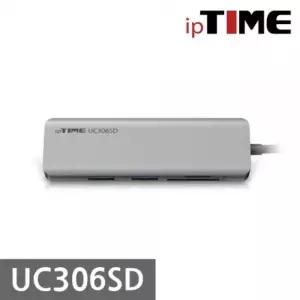ipTIME USB3.1 C타입 멀티 컨버터 (UC306SD)네트워크 허브 USB TYPEC C컨버터 장비 공구