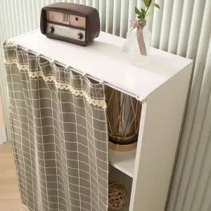 주방용 선반 가리개 커튼 방문 바란스 창문 가림막모던 패브릭 가정용 디자인 인테리어 공간분리 실내 셀프