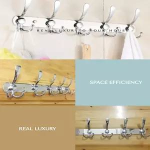 벽걸이 더블후크 스텐레스 다용도고정옷걸이 부착행거 모자걸이 디자인 수건걸이 후크 면행거