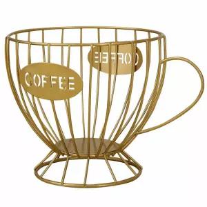 커피캡슐보관함 큐브 보관통 골드