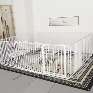 애견울타리용 확장패널 연장 가드 칸막이 대형안전문 펫도어 도어 강아지팬스 펜스 반려 고양이 가림막 현