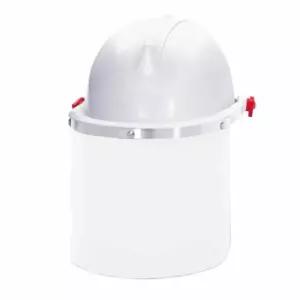 보안면 안전모 부착형 보호구 용접마스크 얼굴장비보안경고글 예초기보 장착 보호대 투명