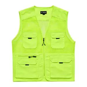 랜더스 망사 조끼(LD480) 형광그린작업용 맞춤 동호회 체육대회 등산 스태프 스포츠 행사 단체 패션