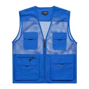 랜더스 망사 조끼(LD480) 블루작업용 맞춤 동호회 체육대회 등산 스태프 스포츠 행사 단체 패션