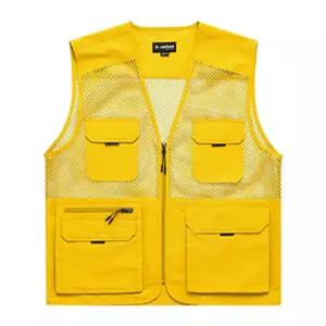 랜더스 망사 조끼(LD480) 옐로우작업용 맞춤 동호회 체육대회 등산 스태프 스포츠 행사 단체 패션