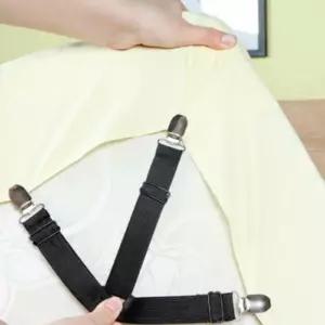 침대시트 이불 밀림방지 고정 집게 매트리스 패드 클커버 쇼파 밀림밴드 밀림 정리