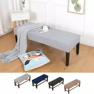 벤치형 식탁 의자커버 덮개 초간편 리품 90-120cm천갈이 리폼 카바 덮게