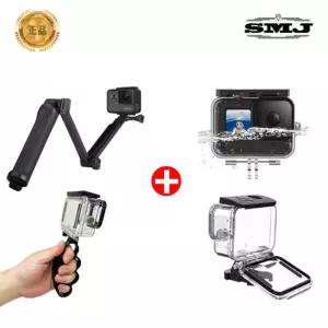 SMJ 고프로11 10 9 방수하우징 3WAY 핑거그립세트캠커버 케이스 액션 고용품 고촬영 고호환 수중 카메라 스