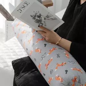 [단잠] 순면100% 애착 끈형 바디필로우(솜포함) (4378913A)