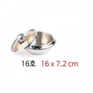 TBZ PB 스텐 가마솥 뚝배기 16호 16x7.2cm 1p