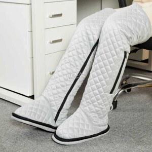 온열 다리찜질기 기기 히팅 회색 단독 S 밝은 발열