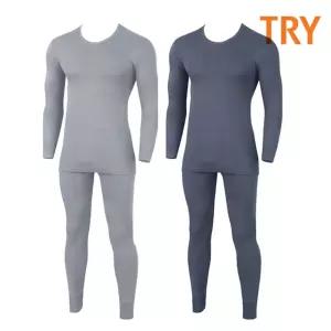 TRY 삼중직 퀄트 자갸드 보온메리 남성 내복 상하세트발열내의 남자 타이즈 내의 홈웨어
