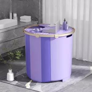 성인접이식욕조 원룸 가정용 반신욕 그린 간이 대형