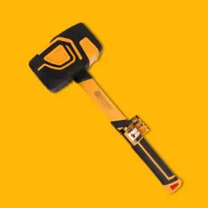 미끄럼 방지 가볍고 튼튼한 토르 고무망치 32온스 TPR핸들 공구