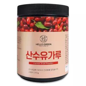 헬로우그린 국산 구례 산수유 분말 가루 300g(통)