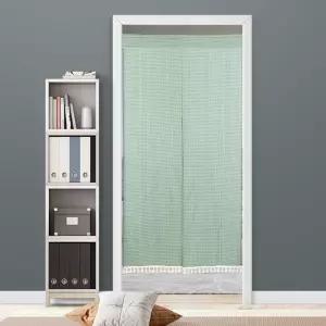 그린바란스 다용도실커튼 세탁실가림막 간이가리개 문중문 주방 공분리 베란다 패브릭 주방창 막천 미니 현