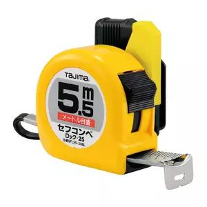 타지마-록 25 안전줄자 SF-L25-55BL 5.5m (1EA)가정용 다용도 멀티 측정도구 거리기 공구 산업용 공업용 작