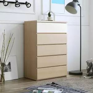 [아트박스]/인터데코 깔끔하게 정리되는 5단서랍장 83cm SJ1640T