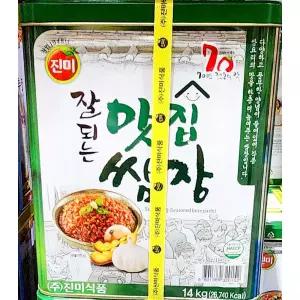 쌈장 (진미식품 14K)식당용양념 업소용 고기 대용량 식당용