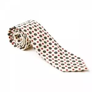 TBZ KING 남자타이 레드 카멜리아 넥타이