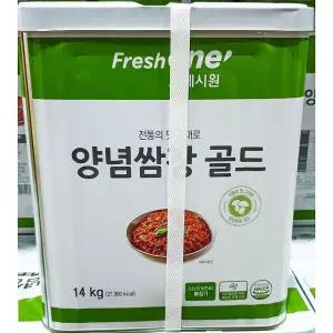 프레시원 양념쌈장 골드 14k 대용량 양념장 고기 고기용 쌈밥용 식당용 업소용 다용도 바베큐