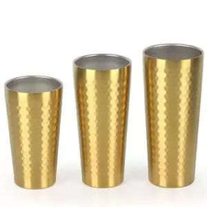 스텐컵 이중 머그 믹싱 보온보냉 350ml카페음료 쥬스 스텐 레스 카페용