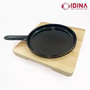 맥반석 원형 후라이팬프라이 요리용 조리용 손잡이