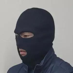 안면마스크 방한용 겨울 니트 복면 바라클라바 검정