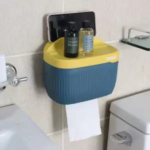 방수 선반 휴지걸이티슈용 욕실소품 인테리어 수납 보관 용품 부착식 두루마리용