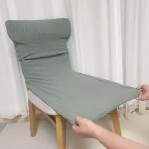 식탁의자 리폼 천갈이 커버 민트그린 식탁 의자 덮개 리폼 천갈이