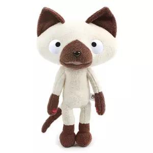 보토스 봉제인형 보리 32cm 고양이 동물 브라운귀여운 캐릭터 예쁜 선물용 캣인형 귀여운