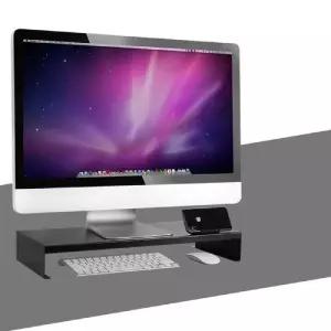 NM 모니터 받침대 메탈 거치대 특대 블랙선반 컴퓨터 스탠드 다이 대형 PC