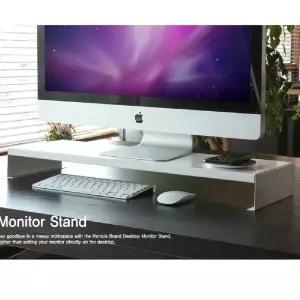 NM 모니터 받침대 메탈 거치대 특대 화이트선반 컴퓨터 스탠드 다이 대형 PC