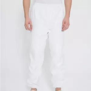 화이트 남성 여성 허리밴딩 겨울 위생복 하의 바지 방한 작업복 위생바지 방수 방풍 식품 회사 공장