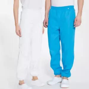 2색 1개 남성 여성 허리밴딩 겨울 위생복 하의 바지 방한 작업복 위생바지 방수 방풍 식품 회사 공장