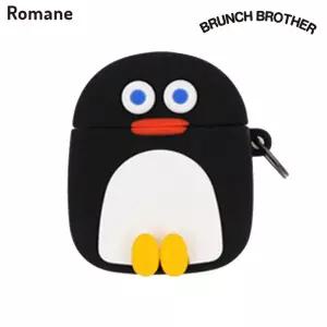 에어팟실리콘 케이스 (블랙펭귄) 이어폰 보관