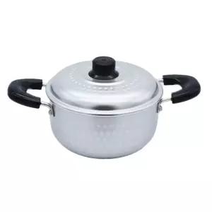 알루미늄 냄비 라면 전골 직화 양수 18x8cm리빙용품 조리 뚜껑 있는 찌개 주방