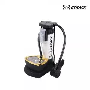 에잇트랙싸이클소형발펌프(블랙) 풋펌프 가정용 공펌프 볼펌프 스포츠 자전거 사이클 타이어