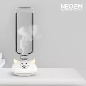 NEO2M 미니 무선 초음파 가습기 HP922 물통교체가능사무실 휴대용 책상 작은 USB 무드등 조명