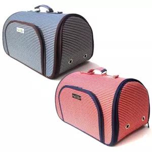 쏘아베 스트라이프 이동가방(중)고양이용장 애견 애견장 강아지 캐리어 외출 애완견 강아지백 고양이장 케