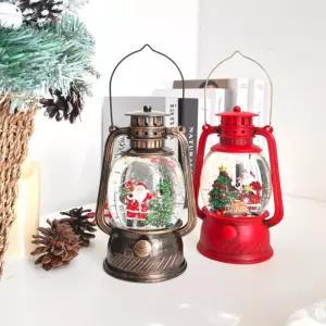 캠핑랜턴 워터볼 오르골 (2type) 볼오르골 크리스마스 선물 인테리어소품 앤틱 장식품 선물용