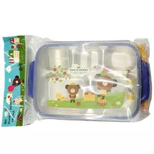 아이 유치원 도시락용으로 좋아요 배식반 2호아기식판 어린이 식기세트 가정용 선물 캐릭터 간식접시 이유