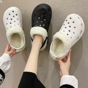 컴포트 2컬러 내피 탈부착 방한화 TCRS11퍼비탈슬리퍼 털슬리퍼 퍼슬리퍼