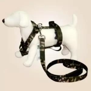 쏘아베 대형견 가슴줄 세트 밀리터리애완동물 반려 가슴 강아지